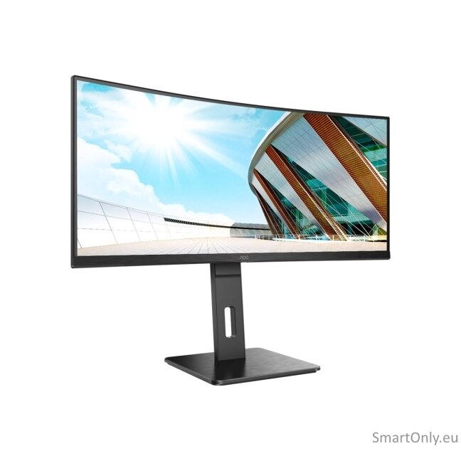AOC | Curved Monitor | CU34P2A | 34 " | VA | 21:9 | 100 Hz | 1 ms | 3440 × 1440 | 300 cd/m² | Headphone out (3.5mm) | HDMI ports quantity HDMI x 2 | Black | Warranty 36 month(s) 7 AOC | Curved Monitor | CU34P2A | 34 " | VA | 21:9 | 100 Hz | 1 ms | 3440 × 1440 | 300 cd/m² | Headphone out (3.5mm) | HDMI ports quantity HDMI x 2 | Black | Warranty 36 month(s) 7