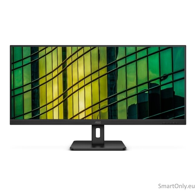 AOC | Monitor | U34E2M | 34 " | VA | WQHD | 21:9 | 100 Hz | 4 ms | 3440 x 1440 | 300 cd/m² | HDMI ports quantity 2 | Black 22