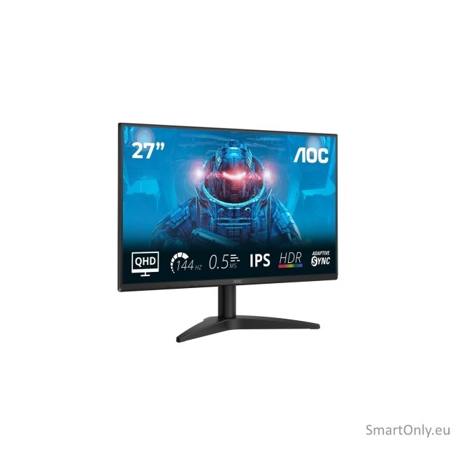 AOC | Q27B36X | 27 " | IPS | QHD | 16:9 | 144 Hz | 4 ms | 2560 x 1440 pixels | 300 cd/m² | HDMI ports quantity 1 | Black 33