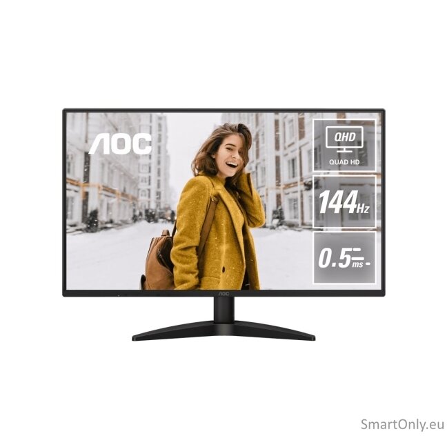 AOC | Q27B36X | 27 " | IPS | QHD | 16:9 | 144 Hz | 4 ms | 2560 x 1440 pixels | 300 cd/m² | HDMI ports quantity 1 | Black 36