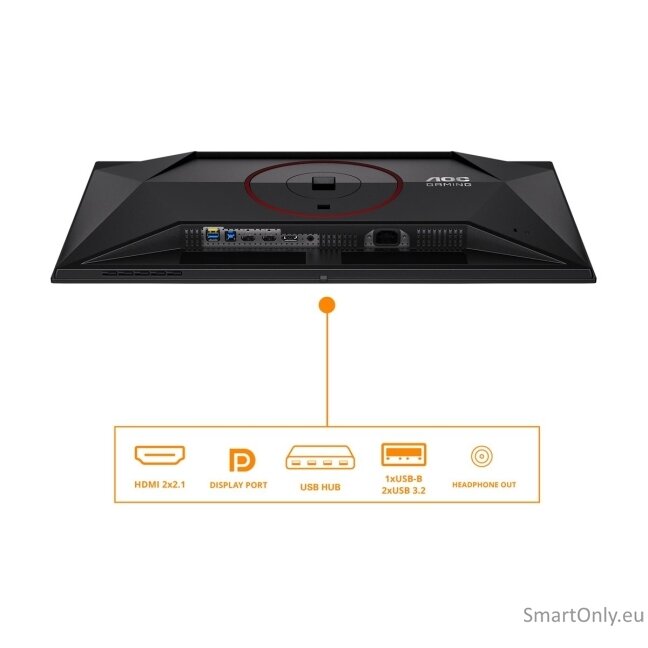 AOC Q27G4SDR | 27 " | QD-OLED | QHD | 16:9 | 360 Hz | 0.03 ms | 2560 x 1440 pixels | 1000 cd/m² | HDMI ports quantity 2 | Black 20 AOC Q27G4SDR | 27 " | QD-OLED | QHD | 16:9 | 360 Hz | 0.03 ms | 2560 x 1440 pixels | 1000 cd/m² | HDMI ports quantity 2 | Black 20