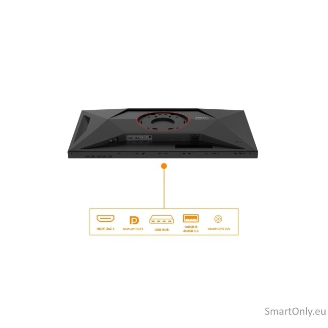 AOC | U27G4XM | 27 " | Fast IPS | UHD | 16:9 | 160 Hz | 1 ms | 3840 x 2160 pixels | 1200 cd/m² | HDMI ports quantity 1 | Black 51 AOC | U27G4XM | 27 " | Fast IPS | UHD | 16:9 | 160 Hz | 1 ms | 3840 x 2160 pixels | 1200 cd/m² | HDMI ports quantity 1 | Black 51