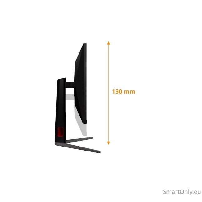 AOC U32G4U | 32 " | Fast IPS | UHD | 16:9 | 160 Hz | 1 ms | 3840 x 2160 pixels | 450 cd/m² | HDMI ports quantity 2 | Black 15