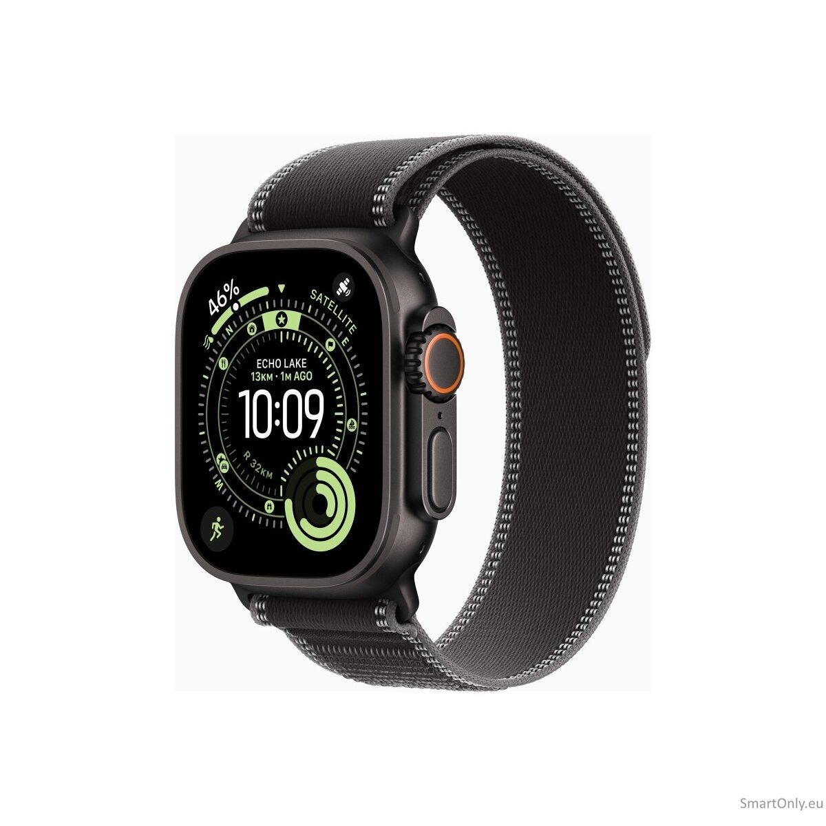 Apple Watch Ultra 3 GPS + Cellular 49mm Black Titanium Case with Black/Charcoal Trail Loop - M/L Apple Watch Ultra 3 GPS + Cellular 49mm Black Titanium Case with Black/Charcoal Trail Loop - M/L
