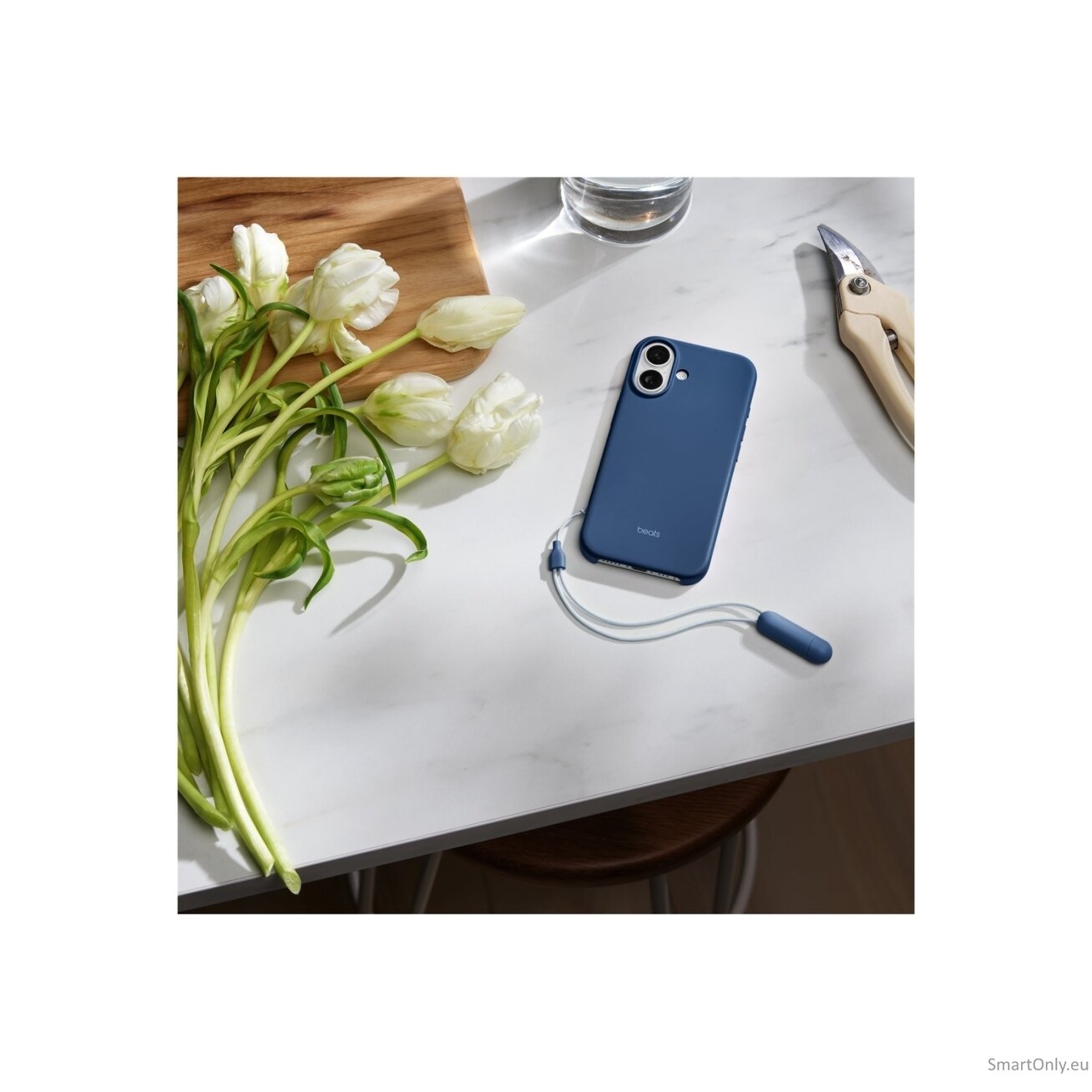 Apple iPhone 17 Kickstand Case with MagSafe and Camera Control - Bedrock Blue | Apple 3