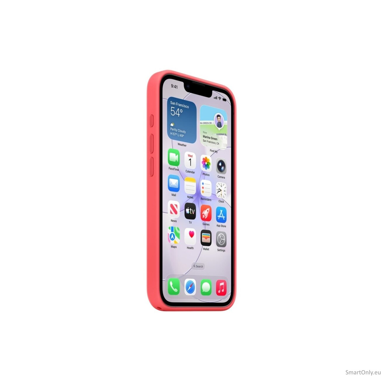 Apple iPhone 17e Silicone Case with MagSafe – Bright Guava 3 Apple iPhone 17e Silicone Case with MagSafe – Bright Guava 3