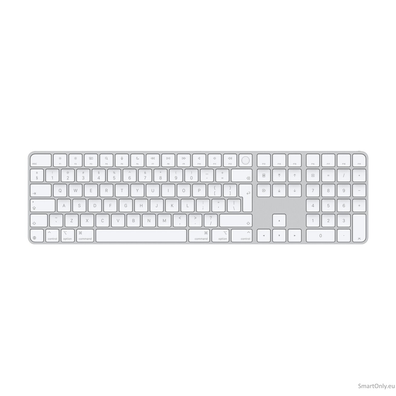 Apple Magic Keyboard with Touch ID and Numeric Keypad | Keyboard | Wireless | English | White