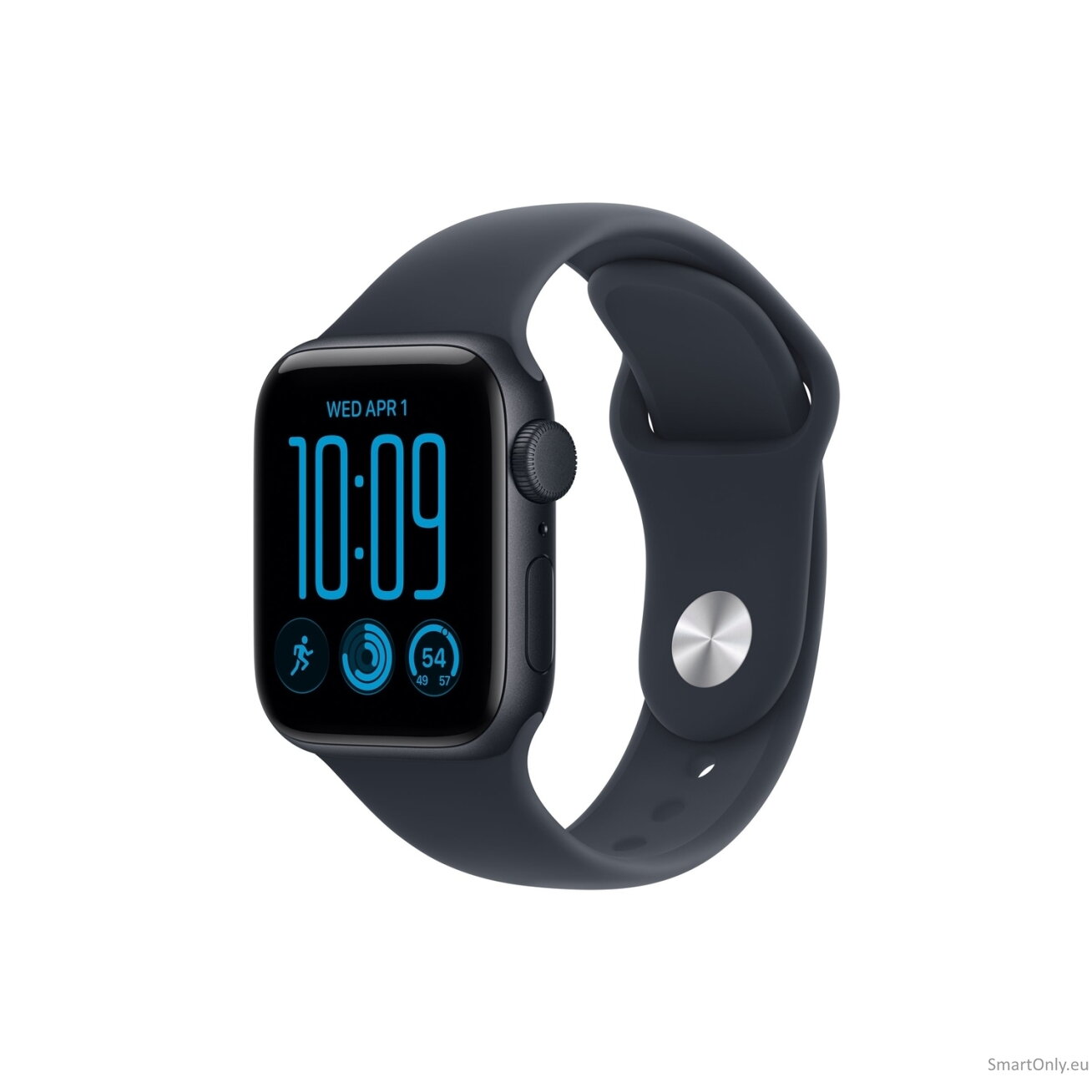 Apple Watch SE 3 GPS 40mm Midnight Aluminium Case with Navy Blue Sport Band - S/M | Apple