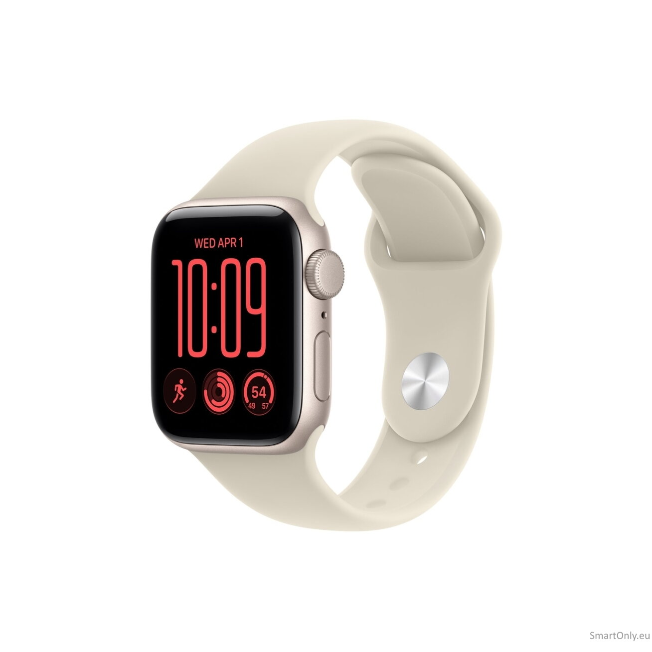 Apple Watch SE 3 GPS 40mm Starlight Aluminium Case with Sand Sport Band - S/M | Apple 1