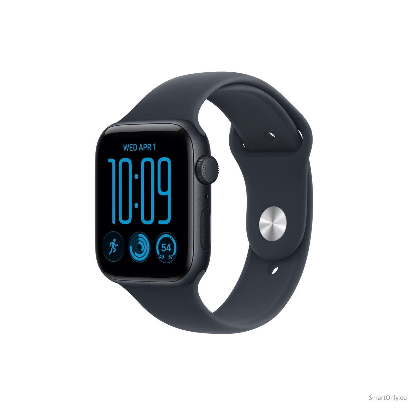 Apple Watch SE 3 GPS 44mm Midnight Aluminium Case with Navy Blue Sport Band - S/M | Apple 1