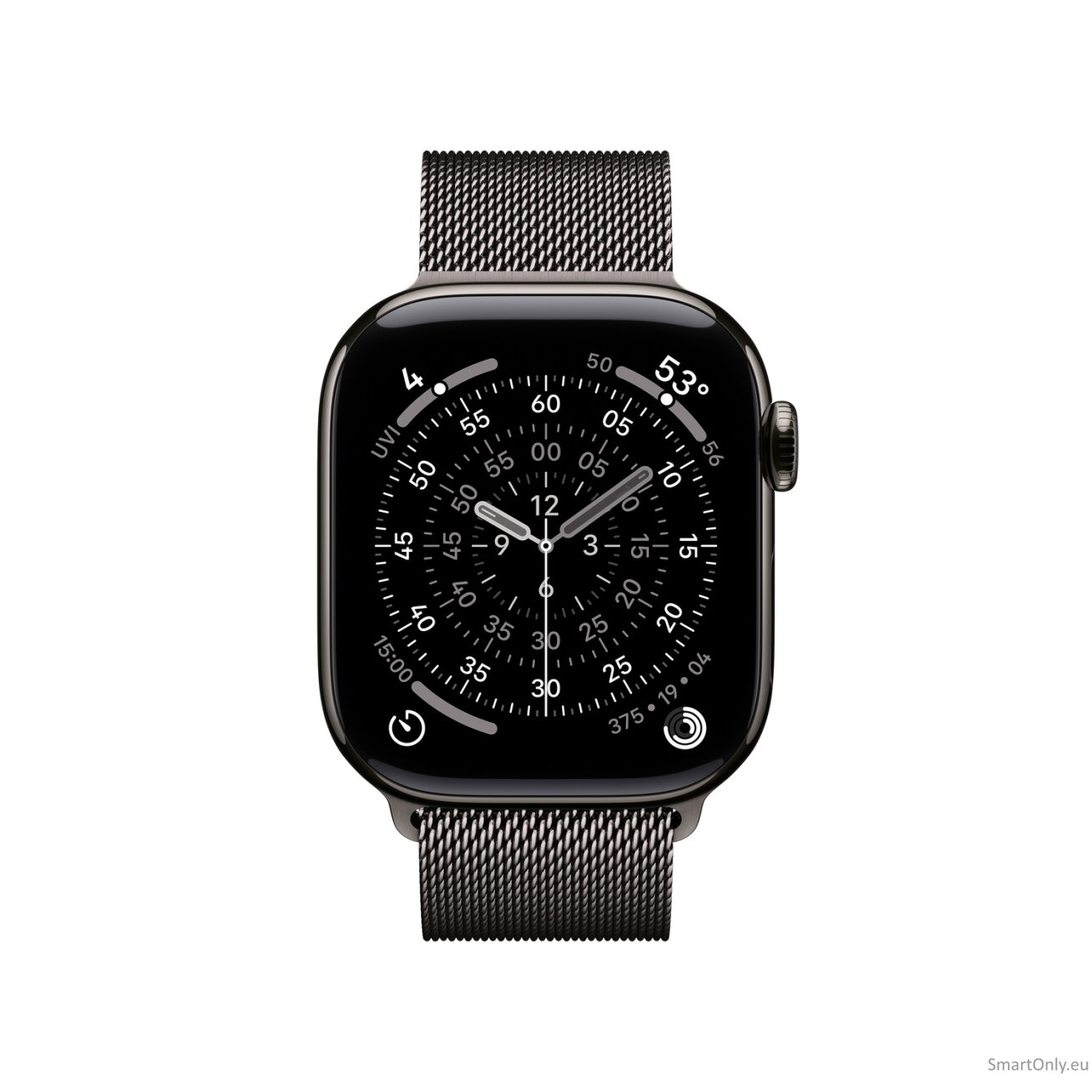 Apple Watch Series 11 GPS + Cellular 42mm Slate Titanium Case with Slate Milanese Loop 1 Apple Watch Series 11 GPS + Cellular 42mm Slate Titanium Case with Slate Milanese Loop 1