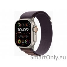 Apple Watch Ultra 2 GPS + Cellular, 49mm Titanium Case with Indigo Alpine Loop - Small Apple