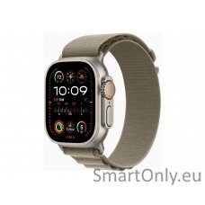 Apple Watch Ultra 2 GPS + Cellular, 49mm Titanium Case with Olive Alpine Loop - Medium Apple