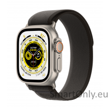 Apple Watch Ultra GPS + Cellular MQFX3EL/A 49mm, Retina LTPO OLED, Touchscreen, Heart rate monitor, Waterproof, Bluetooth, Wi-Fi, Black/Gray