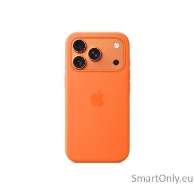 Apple iPhone 17 Pro Silicone Case with MagSafe – Orange | Apple