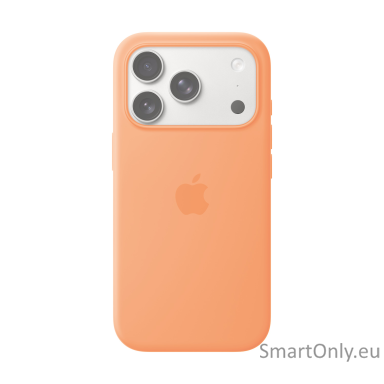 Apple iPhone 17 Pro Silicone Case with MagSafe – Orange | Apple
