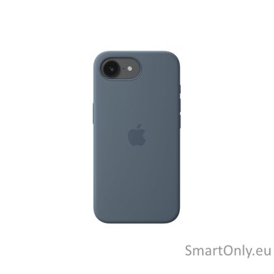 Apple iPhone 17e Silicone Case with MagSafe – Anchor Blue | Apple