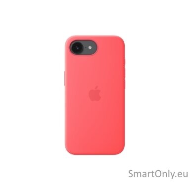 Apple iPhone 17e Silicone Case with MagSafe – Bright Guava