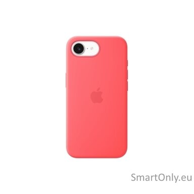 Apple iPhone 17e Silicone Case with MagSafe – Bright Guava