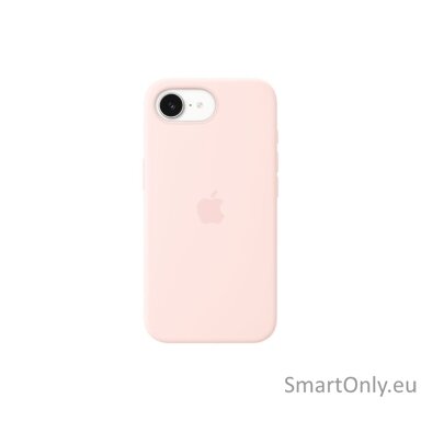 Apple iPhone 17e Silicone Case with MagSafe – Soft Pink | Apple