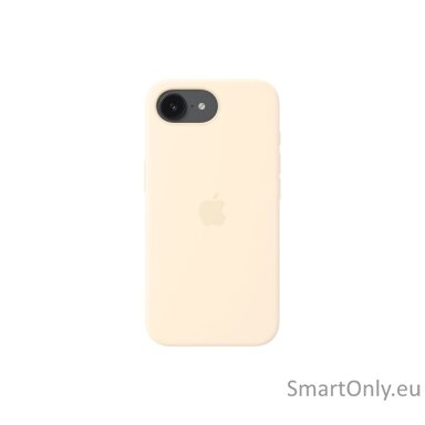 Apple iPhone 17e Silicone Case with MagSafe – Vanilla | Apple