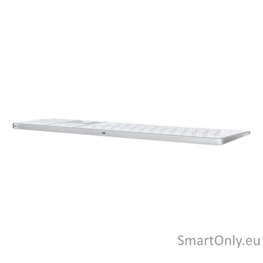 Apple Magic Keyboard with Touch ID and Numeric Keypad | Keyboard | Wireless | English | White Apple Magic Keyboard with Touch ID and Numeric Keypad | Keyboard | Wireless | English | White