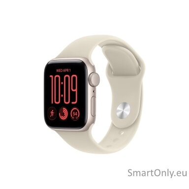 Apple Watch SE 3 GPS 40mm Starlight Aluminium Case with Sand Sport Band - S/M | Apple