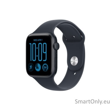Apple Watch SE 3 GPS 44mm Midnight Aluminium Case with Navy Blue Sport Band - S/M | Apple