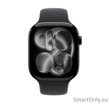 Apple Watch Series 11 GPS + Cellular 42mm Jet Black Aluminium Case with Black Sport Band - M/L Apple Watch Series 11 GPS + Cellular 42mm Jet Black Aluminium Case with Black Sport Band - M/L