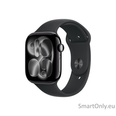 Apple Watch Series 11 GPS + Cellular 46mm Jet Black Aluminium Case with Black Sport Band - S/M Apple Watch Series 11 GPS + Cellular 46mm Jet Black Aluminium Case with Black Sport Band - S/M