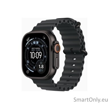Apple Watch Ultra 3 GPS + Cellular 49mm Black Titanium Case with Black Ocean Band Apple Watch Ultra 3 GPS + Cellular 49mm Black Titanium Case with Black Ocean Band