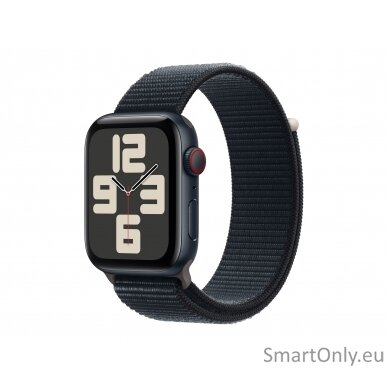 Apple Watch SE GPS + Cellular 44mm Midnight Aluminium Case with Midnight Sport Loop Apple