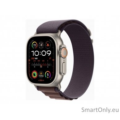 Apple Watch Ultra 2 GPS + Cellular, 49mm Titanium Case with Indigo Alpine Loop - Large Apple