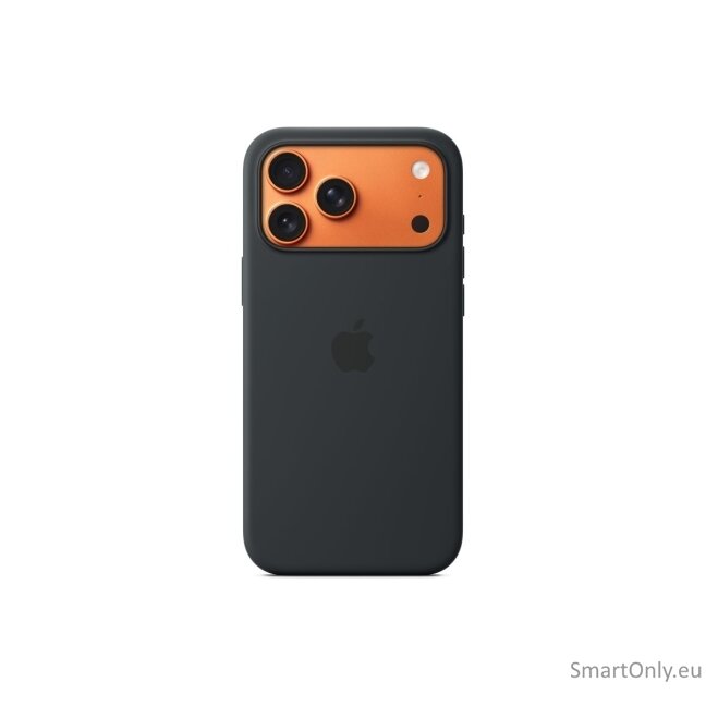 Apple iPhone 17 Pro Max Silicone Case with MagSafe – Black | Apple Apple iPhone 17 Pro Max Silicone Case with MagSafe – Black | Apple