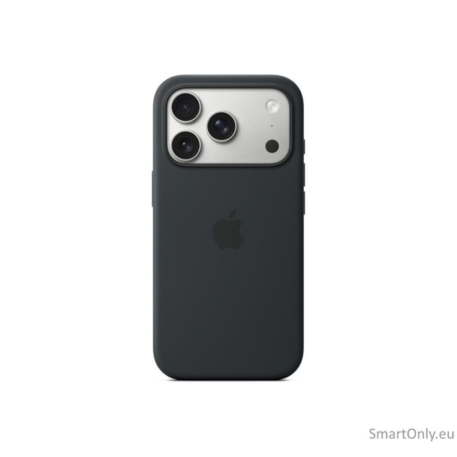 Apple iPhone 17 Pro Silicone Case with MagSafe – Black | Apple Apple iPhone 17 Pro Silicone Case with MagSafe – Black | Apple
