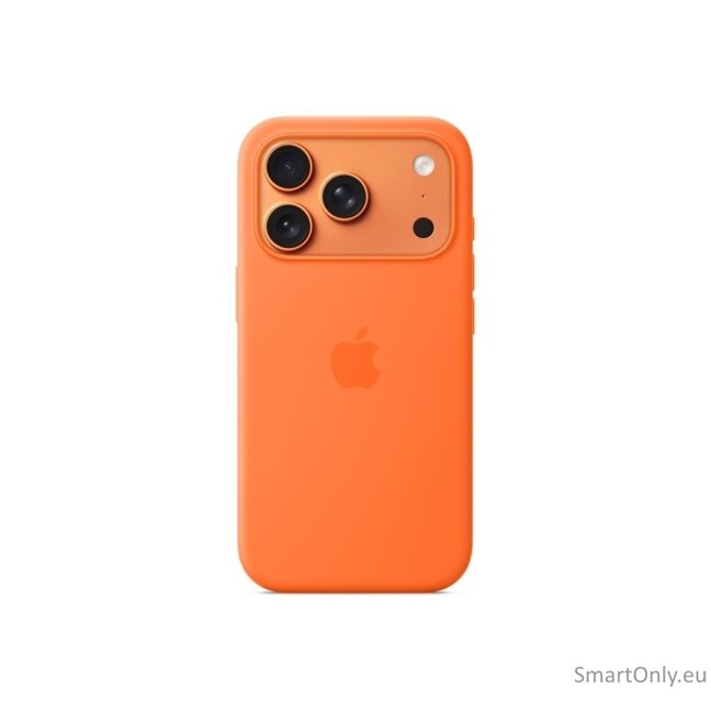 Apple iPhone 17 Pro Silicone Case with MagSafe – Orange | Apple