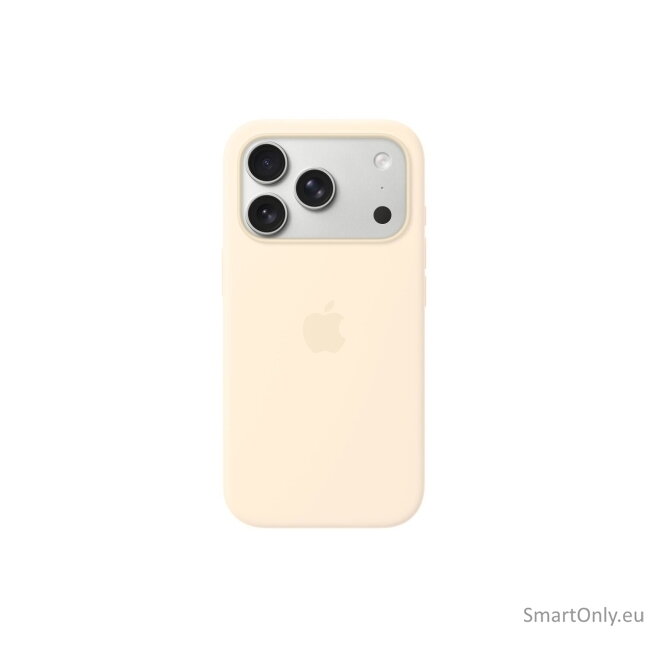 Apple iPhone 17 Pro Silicone Case with MagSafe – Vanilla 1