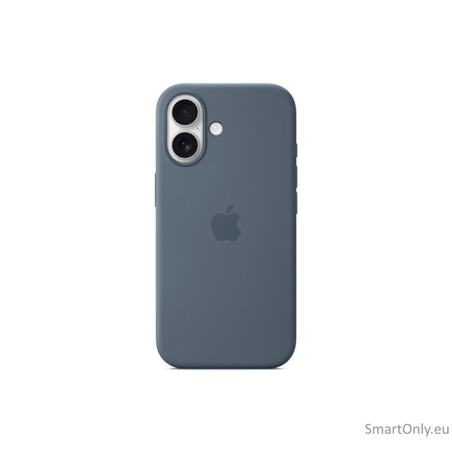 Apple iPhone 17 Silicone Case with MagSafe - Anchor Blue | Apple 4
