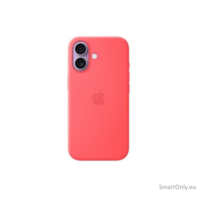 Apple iPhone 17 Silicone Case with MagSafe – Bright Guava 4