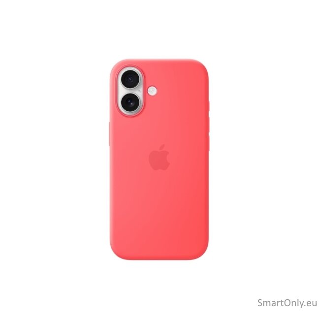 Apple iPhone 17 Silicone Case with MagSafe – Bright Guava Apple iPhone 17 Silicone Case with MagSafe – Bright Guava