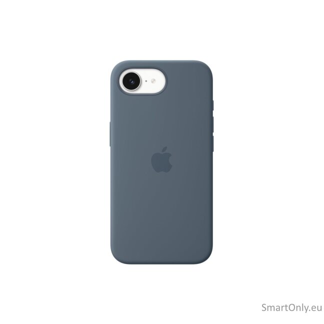 Apple iPhone 17e Silicone Case with MagSafe – Anchor Blue | Apple 1