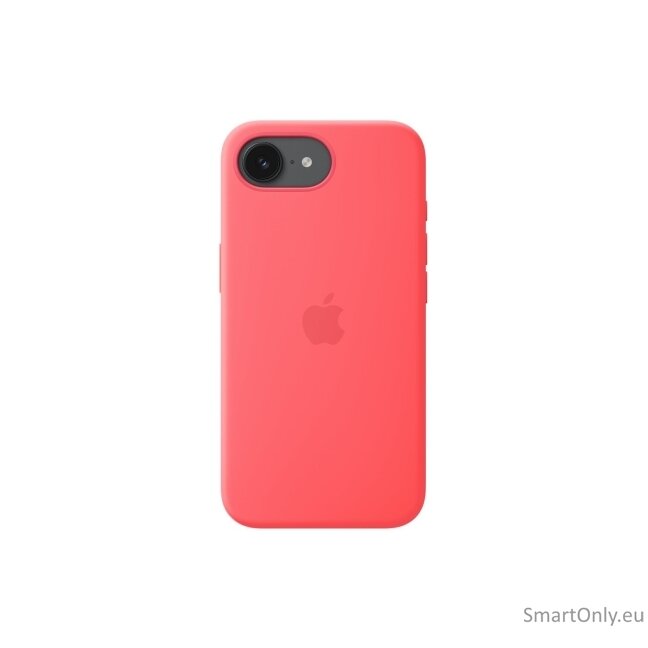 Apple iPhone 17e Silicone Case with MagSafe – Bright Guava 1