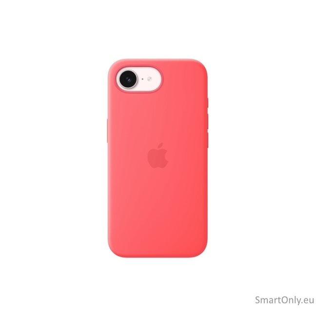 Apple iPhone 17e Silicone Case with MagSafe – Bright Guava 2