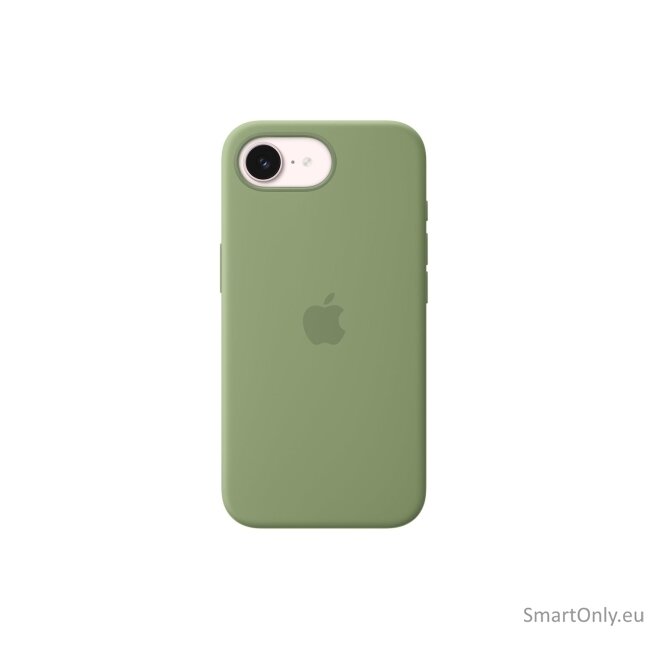 Apple iPhone 17e Silicone Case with MagSafe – Light Moss 1
