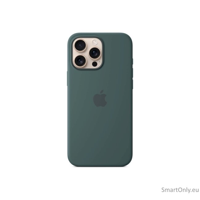 Apple iPhone 16 Pro Max Silicone Case with MagSafe - Lake Green New Apple iPhone 16 Pro Max Silicone Case with MagSafe - Lake Green New
