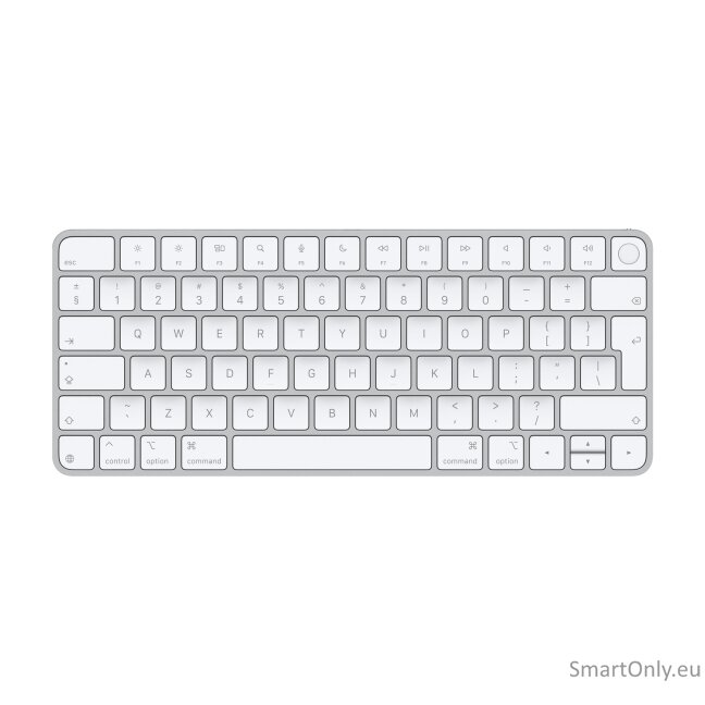 Apple Magic Keyboard with Touch ID for Mac models | MXCK3Z/A | Compact Keyboard | Wireless | Bluetooth | EN | White Apple Magic Keyboard with Touch ID for Mac models | MXCK3Z/A | Compact Keyboard | Wireless | Bluetooth | EN | White