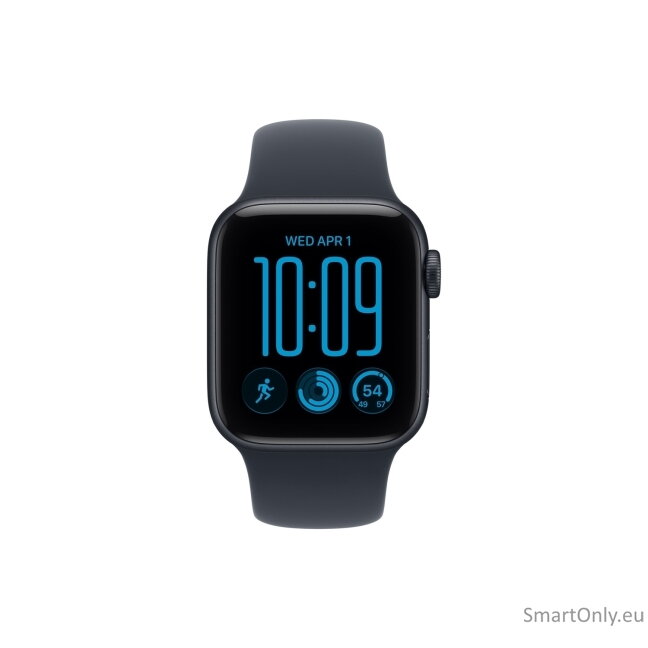 Apple Watch SE 3 GPS 40mm Midnight Aluminium Case with Navy Blue Sport Band - S/M | Apple 1