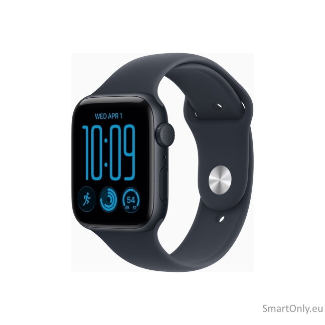 Apple Watch SE 3 GPS 44mm Midnight Aluminium Case with Navy Blue Sport Band - S/M | Apple Apple Watch SE 3 GPS 44mm Midnight Aluminium Case with Navy Blue Sport Band - S/M | Apple