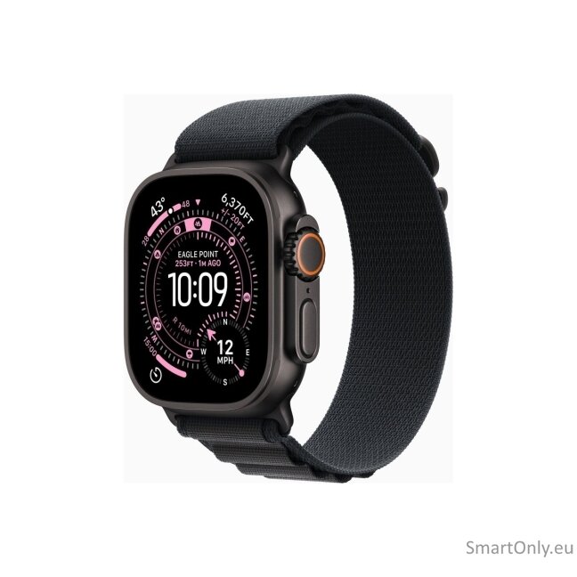 Apple Watch Ultra 3 GPS + Cellular 49mm Black Titanium Case with Black Alpine Loop - Medium Apple Watch Ultra 3 GPS + Cellular 49mm Black Titanium Case with Black Alpine Loop - Medium
