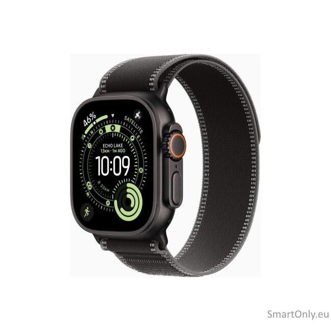 Apple Watch Ultra 3 GPS + Cellular 49mm Black Titanium Case with Black/Charcoal Trail Loop - M/L Apple Watch Ultra 3 GPS + Cellular 49mm Black Titanium Case with Black/Charcoal Trail Loop - M/L